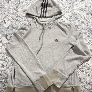 Adidas Light Gray Women’s Hoodie